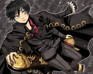 Luffy 4k Black Suit Wallpaper