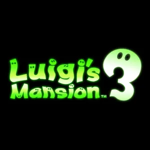 Luigi's Mansion 3 Logo On Black Wallpaper