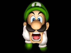 Luigi's Mansion 3 Screaming Luigi Wallpaper