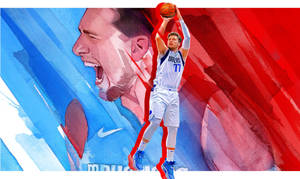 Luka Doncic Nba League Wallpaper