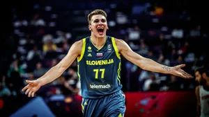 Luka Doncic Slovenia Team Wallpaper