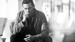 Luke Evans Contemplating Wallpaper