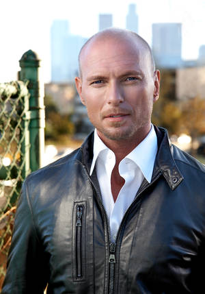 Luke Goss In Black Leather Jacket Wallpaper