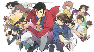 Lupin The Third And Detective Conan Wallpaper