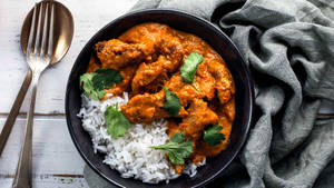 Luscious Butter Chicken Curry Wallpaper