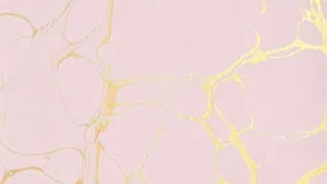 Luxe Blush And Gild Wallpaper