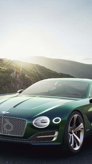 Luxurious Bently With Iphone Technology Wallpaper