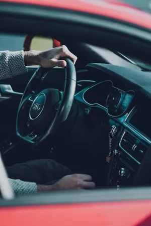 Luxurious Elegance - Inside An Audi Car Wallpaper