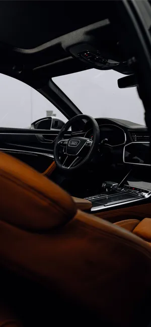 Luxurious Interior Of Audi Rs6 Wallpaper