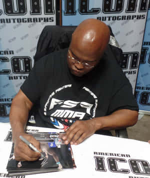 M M A Fighter Autograph Session Wallpaper