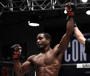 M M A Fighter Victory Celebration Wallpaper