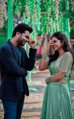 Maanaadu Movie Still With Stars Simbu And Kalyani Priyadarshan Wallpaper