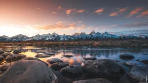 Macbook Air 4k Rocky Stream Wallpaper