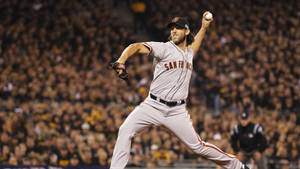 Madison Bumgarner With Baseball Wallpaper