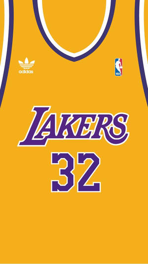 Magic Johnson Jersey Uniform Wallpaper