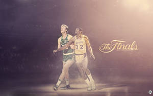 Magic Johnson Larry Bird Finals Wallpaper