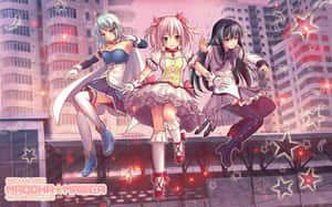 Magical Girl Madoka Kaname As She Captures The Hearts Of Viewers With Her Depth And Poise. Wallpaper