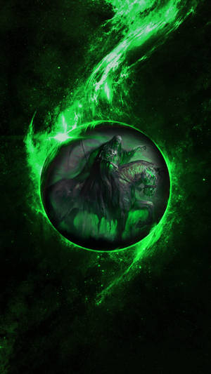 Magical Green Death Knight Wallpaper