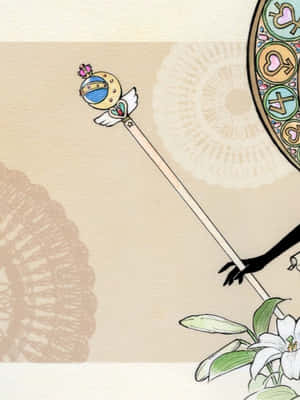 Magical Moon Pattern Wallpaper