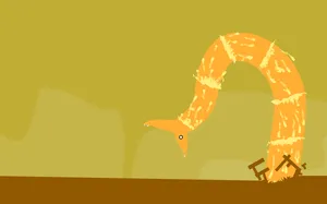 Magma Worm In Risk Of Rain Wallpaper