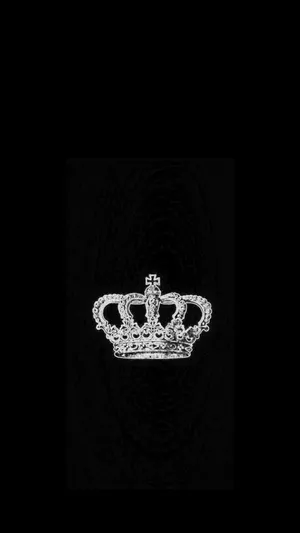 Magnificent Black King Crown Wallpaper