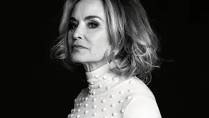 Magnificent Monochromatic Of Jessica Lange Wallpaper