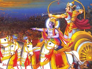 Mahabharat Krishna War Wallpaper