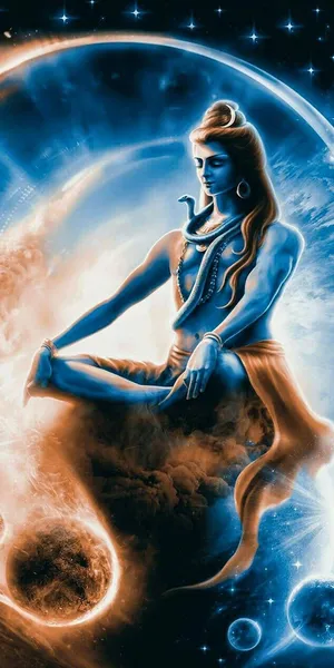 Mahadev Galaxy Wallpaper