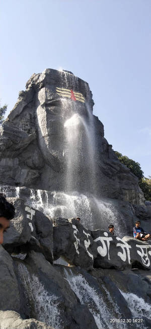 Mahakal Stone Statue Wallpaper