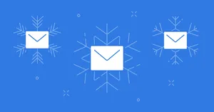 Mail Computer Icons With Snowflakes Wallpaper
