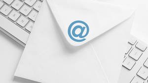 Mail White Envelope And Keyboard Wallpaper