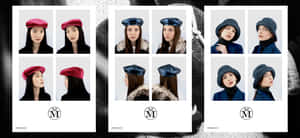 Maison Michel Berets Wallpaper
