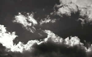 Majestic Black And White Clouds Wallpaper