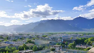 Majestic Mountain In Lhasa Wallpaper