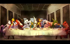 Majestic Palkia Demonstrating Dominance Wallpaper