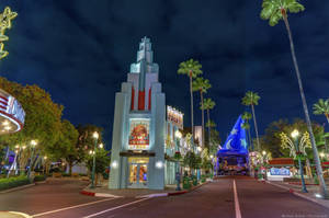 Majestic View Of The Universal Studios Globe Wallpaper