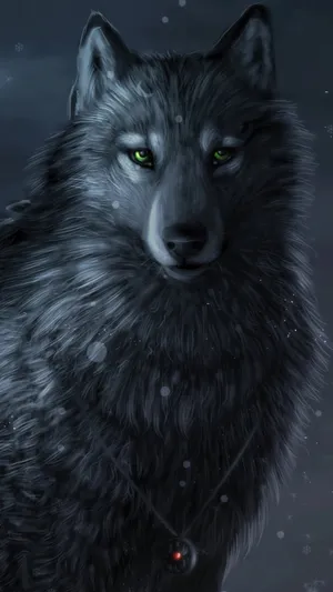 Majestic Wolf Iphone Wallpaper Wallpaper