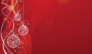 Make This Red Aesthetic Christmas Unforgettably Magical! Wallpaper