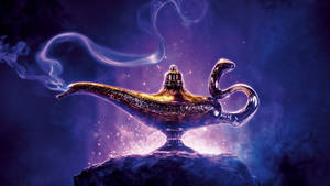 Make Your Wish Come True With Aladdin's Magic Lamp Wallpaper