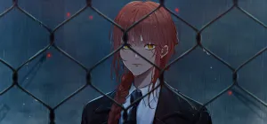 “maki Chainsaw Man - A Superhero With A Deadly Weapon” Wallpaper