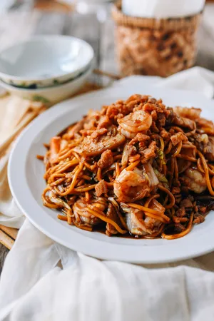 Malaysian Style Hokkien Mee Wallpaper