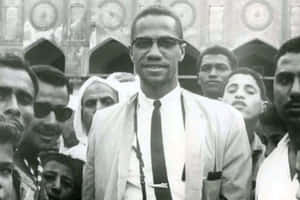 Malcolm_ X_ Among_ Crowd Wallpaper