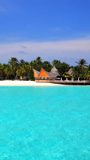 Maldives Beach Resort Wallpaper