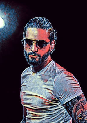 Maluma Pop Art Wallpaper