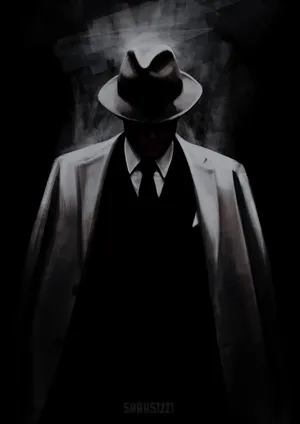 Man In Suit Mafia Iphone Wallpaper