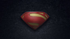 Man Of Steel Superman Symbol Iphone Wallpaper