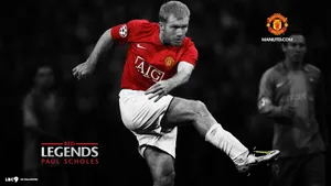 Manchester United Legend Players: Paul Scholes Wallpaper