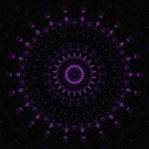 Mandala Purple Ornament Wallpaper