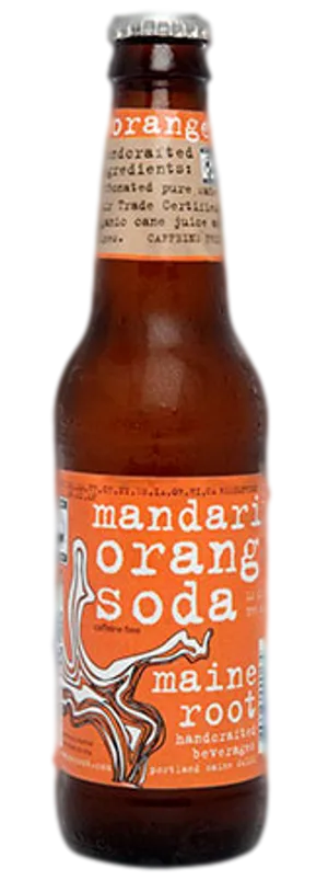 Mandarin Orange Soda Maine Root Drink Wallpaper