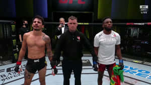 Manel Kape With Referee Wallpaper